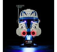 BRIKSMAX Kit de iluminación LED para Lego Star Wars Casco del Capitán Rex - Compatible con Lego 75349 Building Blocks Model- No incluir el Conjunto de Lego