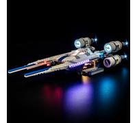 BRIKSMAX Kit de iluminación LED para Lego Star Wars Caza Estelar Rebelde ala-U - Compatible con Lego 75399 Building Blocks Model- No incluir el Conjunto de Lego