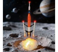BRIKSMAX Kit de iluminación LED para Lego Technic Cohete del Sistema de Lanzamiento Espacial NASA Artemis - Compatible con Lego 42221 Building Blocks Model- No incluir el Conjunto de Lego
