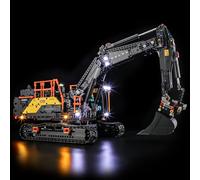 BRIKSMAX Kit de iluminación LED para Lego Technic Excavadora Volvo EC500 Hybrid - Compatible con 42215 Building Blocks Model- No incluir el Conjunto de Lego