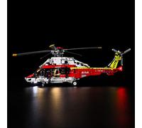 BRIKSMAX Kit de iluminación LED para Lego Technic Helicóptero de Rescate Airbus H175 - Compatible con Lego 42145 Building Blocks Model- No incluir el Conjunto de Lego