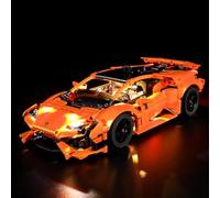 BRIKSMAX Kit de iluminación LED para Lego Technic Lamborghini Huracán Tecnica Naranja - Compatible con Lego 42196 Building Blocks Model- No incluir el Conjunto de Lego