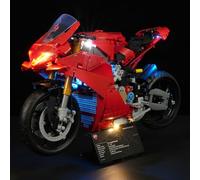 BRIKSMAX Kit de iluminación LED para LEGO Technic Moto Ducati Panigale V4 S - Compatible con Lego 42202 Building Blocks Model- No incluir el conjunto de Lego