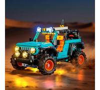 BRIKSMAX Kit de iluminación LED para Lego Technic SUV Jeep® Wrangler Rubicon - Compatible con Lego 42227 Building Blocks Model- No incluir el Conjunto de Lego