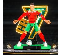 BRIKSMAX Kit de luces 2.0 compatible con Lego Cristiano Ronaldo - Juegos de construcción Soccer Legend 43016 - Kits de iluminación LED originales (solo accesorios) para exhibición, regalos y