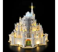 BRIKSMAX Kit de luces 2.0 compatible con Lego Icons El Señor de los Anillos: Minas Tirith 11377 Building Sets - Kits de iluminación LED originales (solo accesorios) para exhibición, regalos y