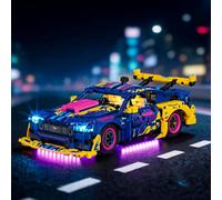 BRIKSMAX Kit de luces compatible con LEGO Custom Garage Ford Mustang GT Car | Technic 42236 - Iluminación inspirada en la película - Experiencia de visualización inmersiva - Perfecto para fans y