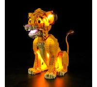 BRIKSMAX Kit de luces para Lego-43247 Simba El Rey León, compatible con el juego de construcción Lego Disney, no incluye juego de LEGO