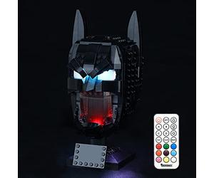 BRIKSMAX Kit di illuminazione a led per Lego DC Cappuccio di Batman - Compatibile con Lego 76182 Modello di blocchi predefiniti- Non includere il Set Lego