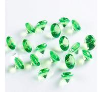 Briliant Shop 20 mm acrílico Color de imitación Redondo Diamante Cristales Tesoro Gems manteles de Mesa, floreros, Eventos, Bodas, Artes y Manualidades (100 Piezas)