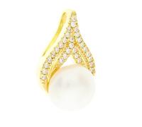 Brilio Silver Adorno Elegant Pearl Pendant in Gold-Plated Sterling Silver PT93Y sBS2295 Marca