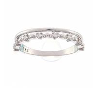 Brilio Silver Anillo Charming Silver Ring with zircons GR043W - Circuit: 56 mm sBS0855-56 Marca