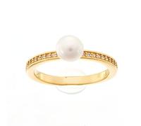 Brilio Silver Anillo Elegant Gold Plated Ring with Real Pearl RI055Y - Circuit: 56 mm sBS2340-56 Marca