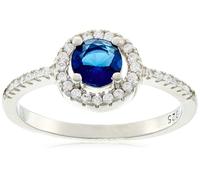 Brilio Silver Anillo Luxury Silver Ring with Blue Zircon RI031W - Circuit: 52 mm sBS1278-52 Marca