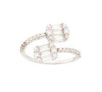 Brilio Silver Anillo Sparkling Silver Ring with Clear zircons RI078W sBS3579 Marca