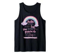 Brilla con esa luz que solo la gracia de Dios es capaz Camiseta sin Mangas