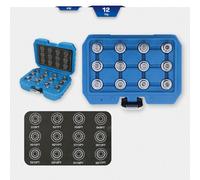 Brilliant Tools Surtido de pernos antirrobo para VW, 12 pzs