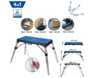 Brillante KS Tools Banco De Trabajo, Mesa De Trabajo, Escalón, Carro Rodante