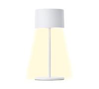 Brillante lámpara LED de mesa en blanco Regulable y con batería recargable