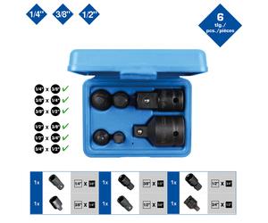 Brillante Por Ks Tools Kraft-Adapter-Satz, 6-tlg, 1/4" + 3/8" + 1/2" + 3/4"
