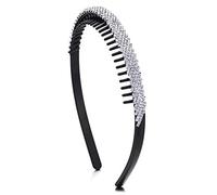 Brillante Rhinestones Cluster Cabello Corona Dientes Peine Cabello Aro Diadema Bandas Bandana Cabeza Nupciales Prom