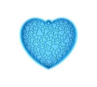 Brillante varios símbolos adornos de silicona epoxi molde llavero colgante joyería para San Valentín Craft varios símbolos molde para San Valentín