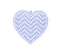 Brillante varios símbolos adornos de silicona epoxi resina llavero colgante joyería para San Valentín Craft llavero redondo corazón moldes para resina epoxi con agujero