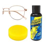 Brillen Kratzer Entferner - 30 g Reparaturcremas | Linsen Poliermittel Uhrglas Pflege | Kratzer Entferner Flüssigkeit Politur Paste Bildschirm Pflege | Anti-Kratzer Lösung Für Zuhause Reisen Arbeit