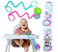 Brilli Baby Cup Catcher, Un Rosado / Una Aqua Conjunto de 2
