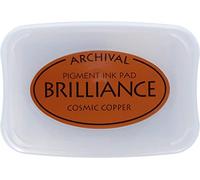 Brilliance Brillantezza del Pigmento Inkpad-perlescente Rame, Cosmic Copper, Talla única