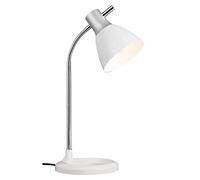 Brilliant 92762/05 Jan - Flexo para escritorio, color plateado y blanco