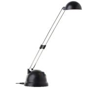 BRILLIANT lamp Katrina LED lámpara de mesa negro | 1x 5.7W LED integrado (SMD), (600lm, 2700K) | Escala A ++ a E | Giratorio con interruptor de palanca/cabezal