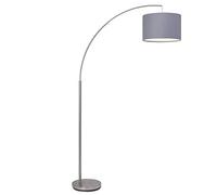 Brilliant AG Lámpara de pie E27, 60 W, Acier/Gris