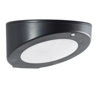 Brilliant Aplique de Pared Negro 8 x 16 x 16 cm LED