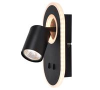 Brilliant Aplique LED Kimon, negro