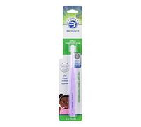 Brilliant Baby Buddy - Cepillo de dientes para niños de 2 a 5 años, cuando aparecen molares, micro cerdas limpian la boca, los niños les encantan, 1 unidad, lila