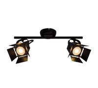 Brilliant Downlight Movie, negro, 2 luces, GU10