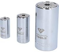 Brilliant - Juego de llaves de vaso universales, 3 pzs, 5-32 mm