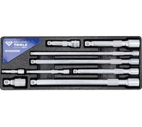 Brilliant - Juego de prolongadores de inclinación 1/4" + 3/8" + 1/2", 9 pzs