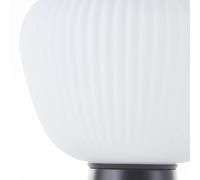 Brilliant Kaizen lámpara de mesa, altura 25 cm, opal, cristal True