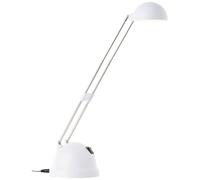 Brilliant Katrina LED lámpara de sobremesa regulable en altura orientable blanca oficina 600 lúmenes, 7,26 W, LED integrado, 40 x 11,5 x 44 cm