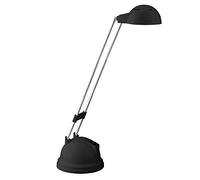 BRILLIANT lamp Katrina LED lámpara de mesa negro | 1x 5.7W LED integrado (SMD), (600lm, 2700K) | Escala A ++ a E | Giratorio con interruptor de palanca/cabezal