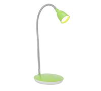 BRILLIANT lámpara Anthony LED lámpara de mesa hierro/verde | 1x 2.4W LED integrado, (200lm, 3000K) | Escala A ++ a E | Con presostato en la base