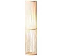Brilliant Lámpara de pie Nori 1flg natural/blanco | 1x A60, E27, apta para lámparas estándar (no incluidas) | Con interruptor de pie