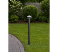 Brilliant Lámpara Exterior LED Ilton Negra 80cm IP44 9W 1100lm Warm