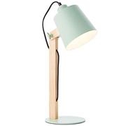 BRILLIANT lámpara Lámpara de mesa giratoria verde mate | 1x A60, E27, 30W, adecuado para lámparas normales (no incluidas) | Escala A ++ a E | Con interruptor de cable
