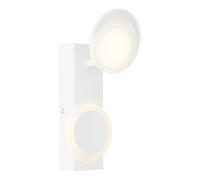 Brilliant LED Lámpara Pared Foco, Meriza Blanco 10W 1200lm en Cálido, Orientable