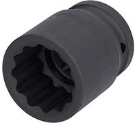 Brilliant - Llave de vaso de impacto de doce cantos 3/4" 32 mm, corta