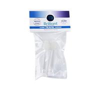 Brilliant Lumi Travel Sonic Cabezales de repuesto para cepillo de dientes - Cabeza redonda con micro cerdas súper finas, 2 cabezas