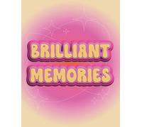 "BRILLIANT MEMORIES" Notebook | Large Grid Notebook with Retro-Futuristic Design for Ideas, Plans & Memorable Moments: 200-Page 8.5x11 in Graph Paper ... & Minds That Build the Future | ESTA CABRON
